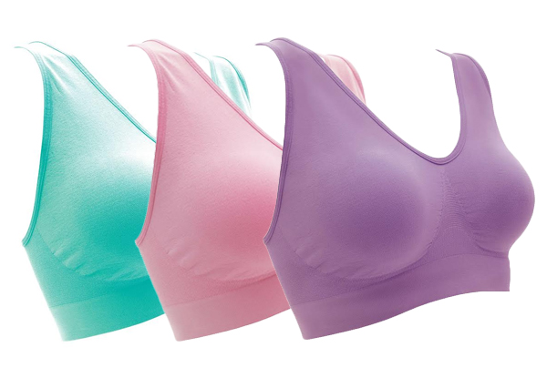 Ahh Bra Three Colour Pack • GrabOne NZ