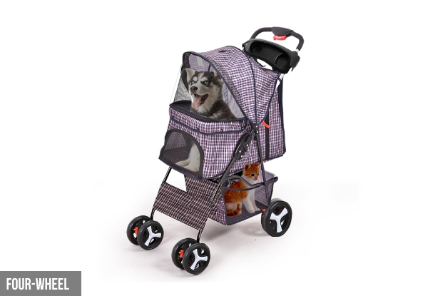PaWz Pet Stroller - Two Options & Two Colours Available