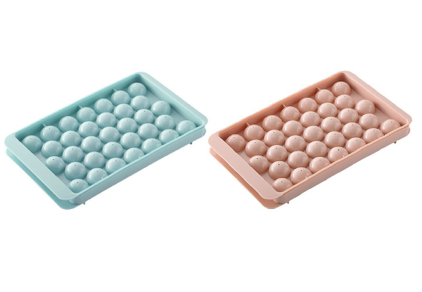 33 Grid Ice Cube Mould - Available in Two Colours & Option for Two-Piece