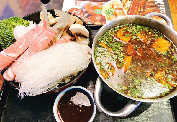 Traditional Hot Pot for One Person - Options for Two People & to incl. Bubble or Traditional Tea