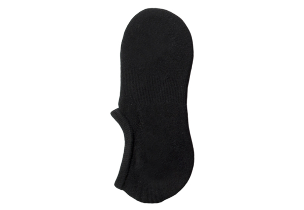 Six-Pack Men's No Show Non-Slid Socks - Available in Two Options