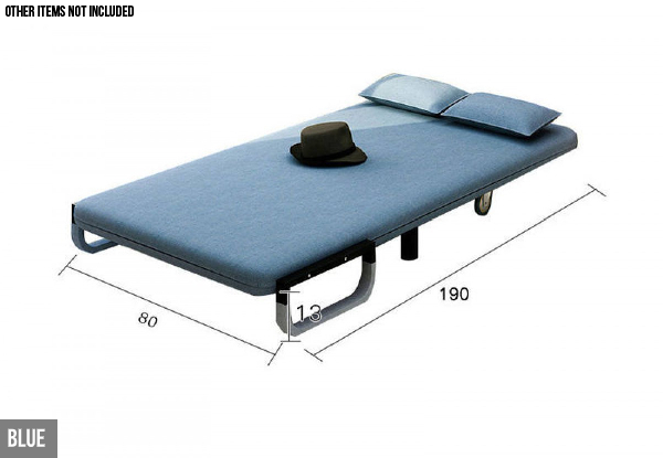 Single Sofa Bed - Two Colours Available