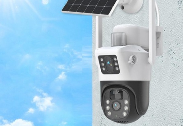 3MP HD Solar Powered WiFi Security Camera with Night Motion and PIR Detection