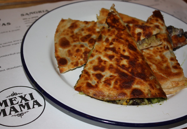 Two Quesadillas from the New Quesadilla Chaos Menu - Valid Wednesday & Thursday