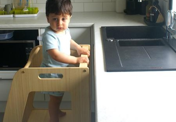 Kids Wooden Kitchen Helper