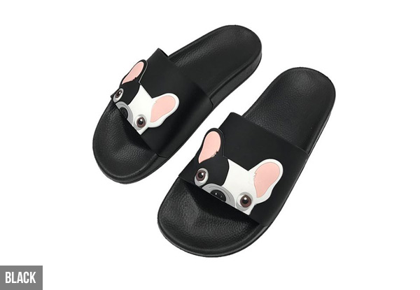 Adorable Puppy Print Slip-Ons - Two Colours & Five Sizes Available with Free Delivery