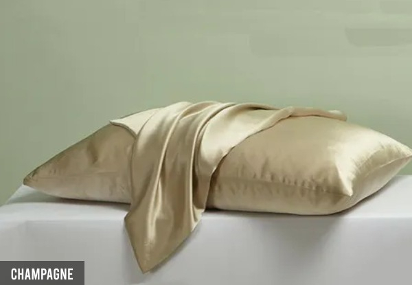 Mulberry Silk Pillowcase with Zipper - Four Colours Available