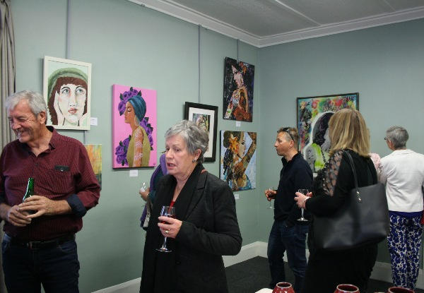 Entry for Two Adults to The Heretaunga Women’s Centre Presents ‘The Sweet as Banana Pudding Art Exhibition & Sale' Opening Night incl. Complimentary Drink - 9th April 2021