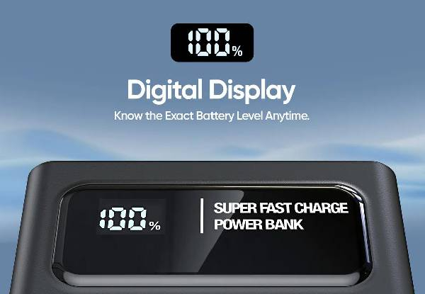 Titan ChargeUp 10000mAh Super Fast Powerbank - Black