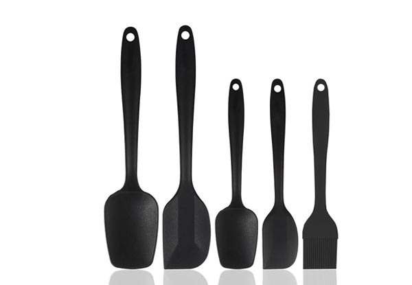 Five-Pack of Silicone Spatulas