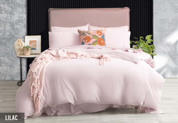 Ddecor Home Ultra Plush Vintage Washed Microfibre Quilt Cover Set - Available in Six Colours & Four Sizes