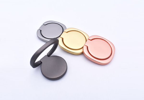 Two-Pack Cellphone 180° Flip Finger Ring Holder Stand - Option for Four-Pack & Four Colours Available