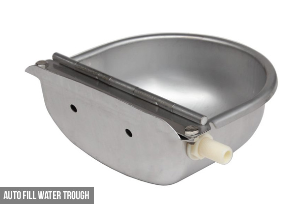 Stainless Steel Auto Fill Water Trough - Option for a Replacement Float Valve