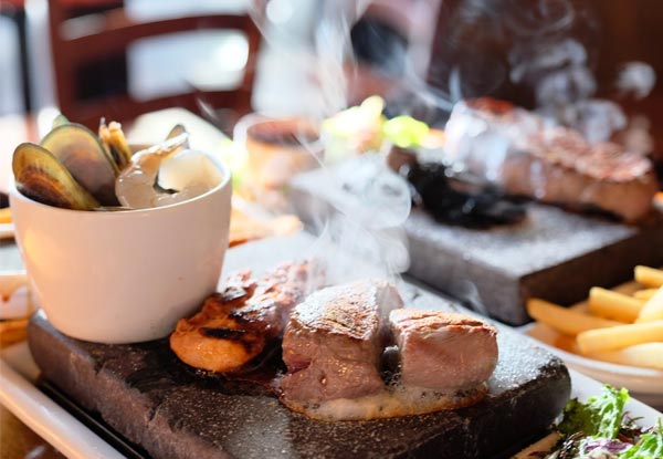 $37.50 for Any Two Stone Grill Mains -  Valid From 11am- 5:30pm (value up to $75)