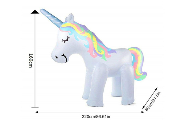 Inflatable Unicorn Water Sprinkler Toy - Two Styles Available