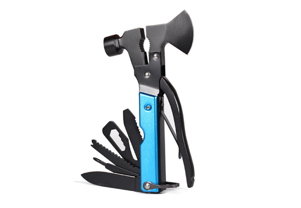 14-in-1 Sturdy Multi-Function Camping Tool - Two Colours Available