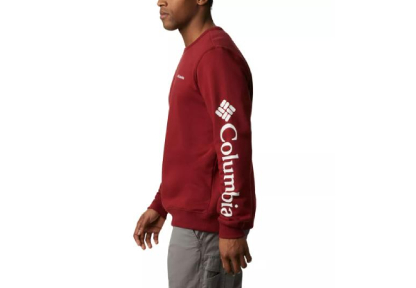 Columbia Mens M Columbia Logo Fleece Crew - Two Styles & Three Sizes Available