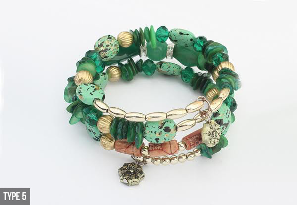Layered Style Bracelet - Five Styles Available