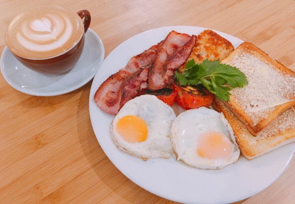 Cooked Breakfast & a Coffee or Cold Drink - Option for Two People