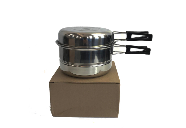Stainless Steel Cooking Steamer Set with Free Delivery