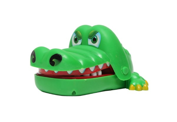 Crazy Crocodile Pushing Teeth Bite Toy