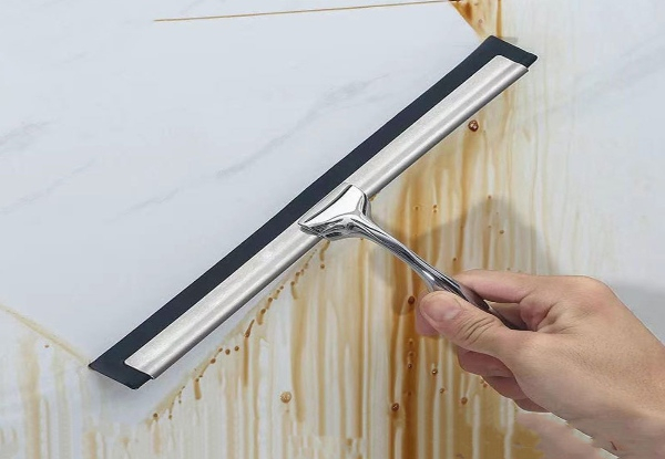 Stainless Steel Window & Mirror Cleaning Squeegees Scraper Wiper