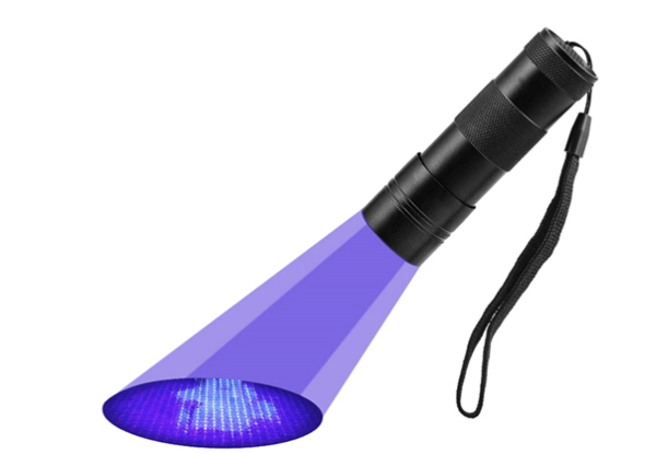 LED UV Bacteria-Spotting Blacklight Flashlight - Option for Two