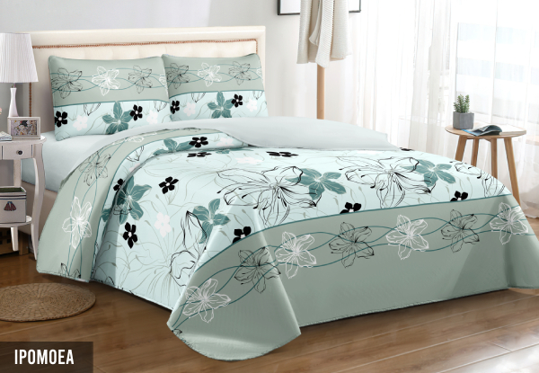 Ramesses Printed 2000TC Cooling Bamboo Blend Quilt Cover Set - Available in Ten Styles & Four Sizes