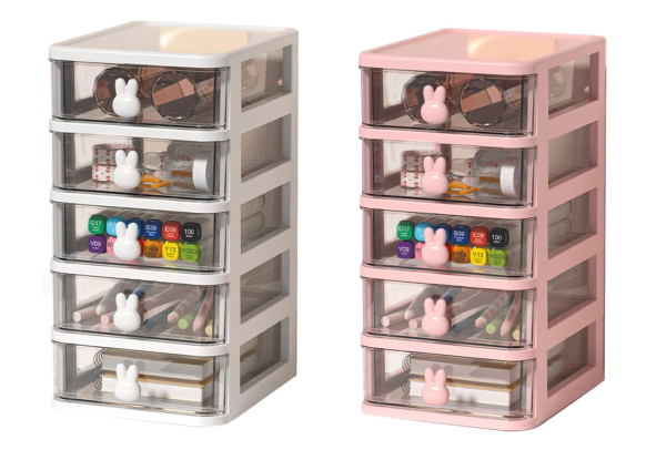 Countertop Makeup Storage Drawer - Available in Two Colours & Two Sizes
