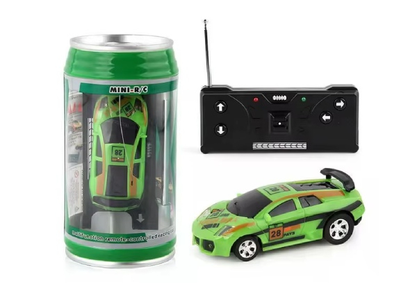 RC Racing Car In A Can - Six Colours Available