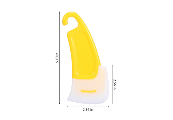 Two-Piece Oil-Proof Silicone Kitchen Scraper