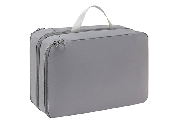 Double-Layer Travel Expandable Packing Cubes Organiser - Available in Four Colours & Option for Two