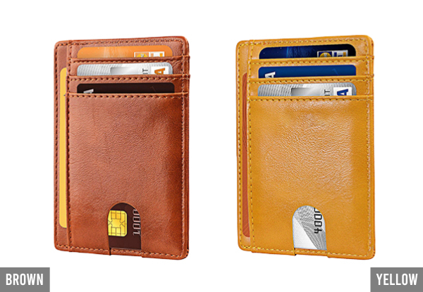 Minimalist Front Pocket RFID Blocking Wallet - 12 Colours Available