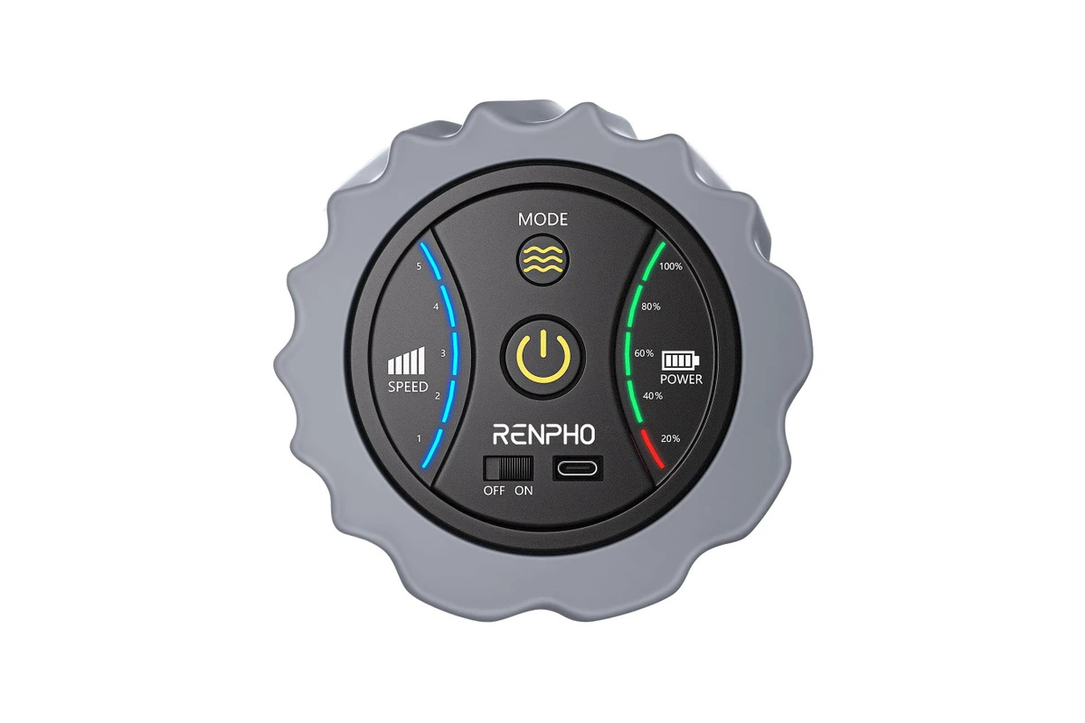 Renpho Vibrating Foam Roller 5 Speed USB C