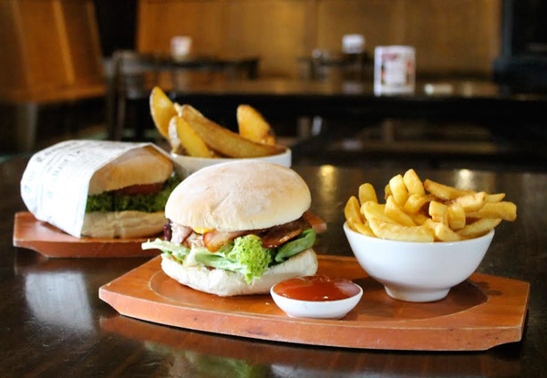 $18 for Any Two Burgers with Chips (value up to $36)