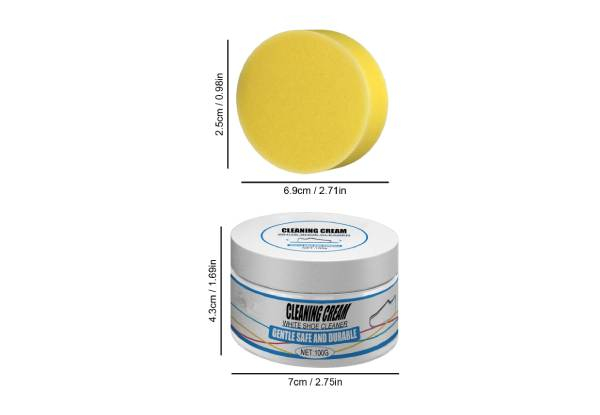 Two-Pack Multipurpose Shoe Polish Cleaning Cream