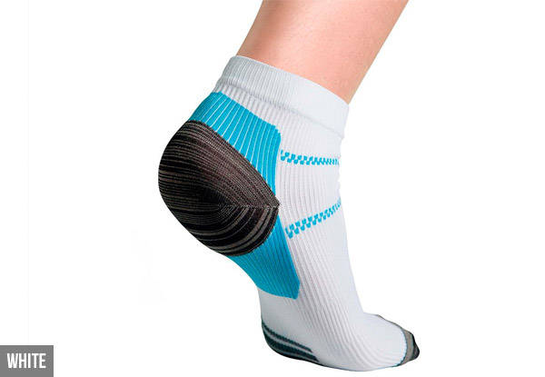 Three Pairs of Compression Socks - Three Colours Available