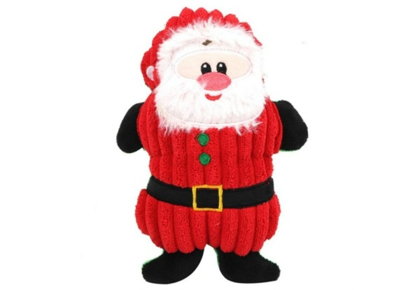 Two-Pack of Santa Claus Pet Toys