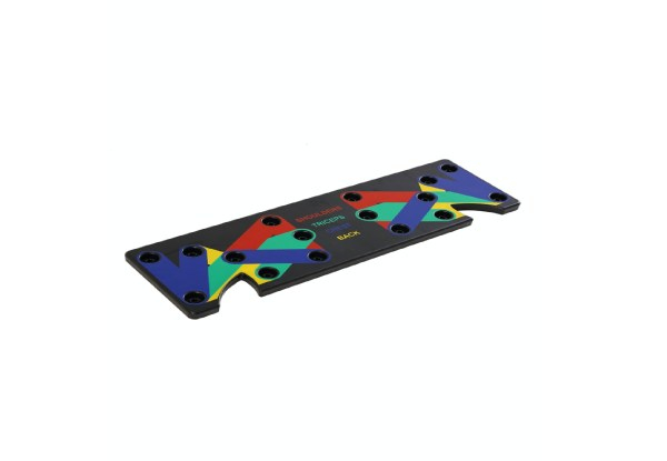 Multi-Function Push Up Exercise Board
with Resistance Bands