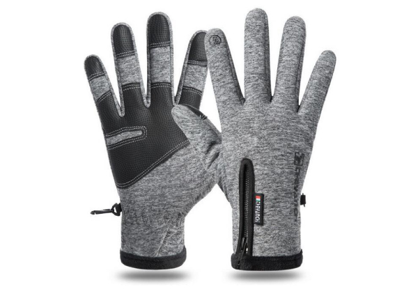 Wind-Resistant Touch Screen Gloves - Two Colours & Four Sizes Available