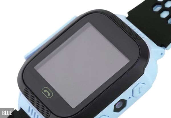 Kids' Touch Screen Smart Watch with SOS Monitoring, Remote Tracking & Flashlight - Two Colours Available