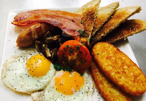 One Main from the All Day Breakfast Menu for Two People - Option for a Single Person