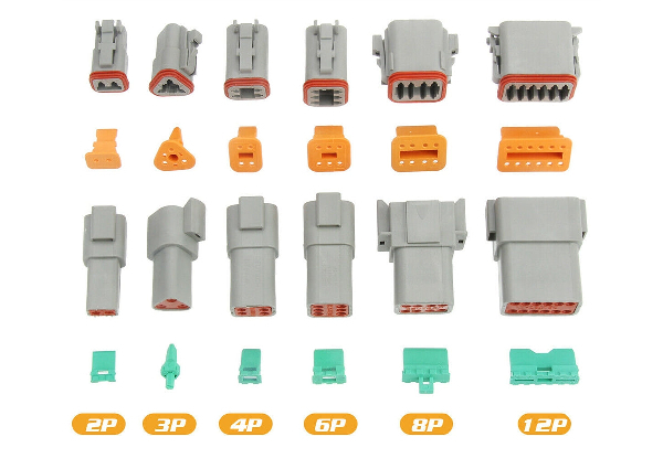 600-Piece Deutsch DT Connector Plug Kit