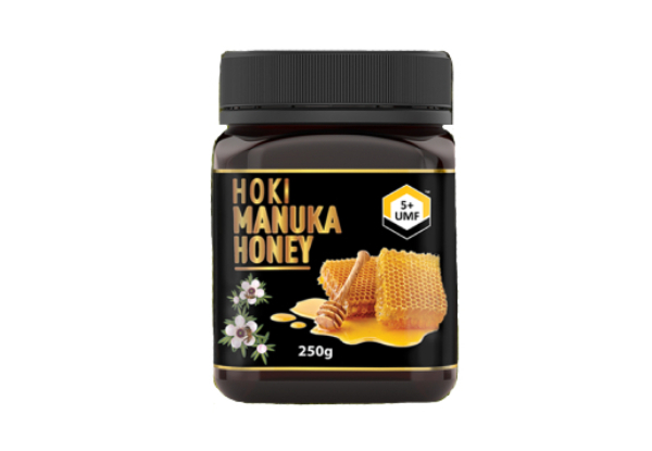 3 Jars of Hoki Manuka Honey 5+ UMF 250g - Options for 6 or 12 Jars