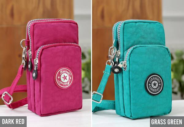 Mobile Phone Shoulder Bag - 12 Colours Available with Free Delivery