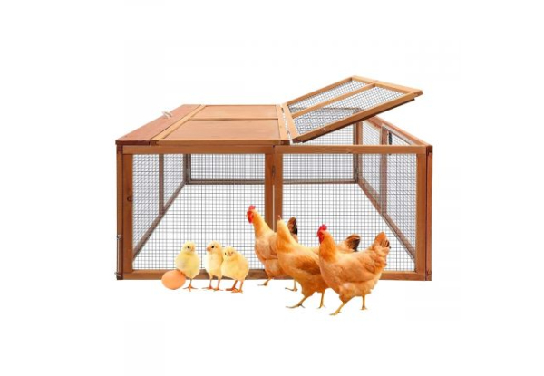 Petscene Foldable Chicken Coop Run