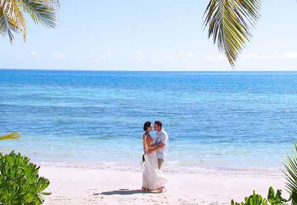 All-Inclusive Wedding Package at  Plantation Island Resort, Fiji for 30 People incl. Four-Nights Accommodation in a Garden Terrace or Studio Garden Bure for the Bride & Groom