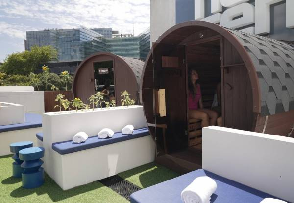 60-Minute Rooftop Contrast Therapy Session - Option for Up to Two People