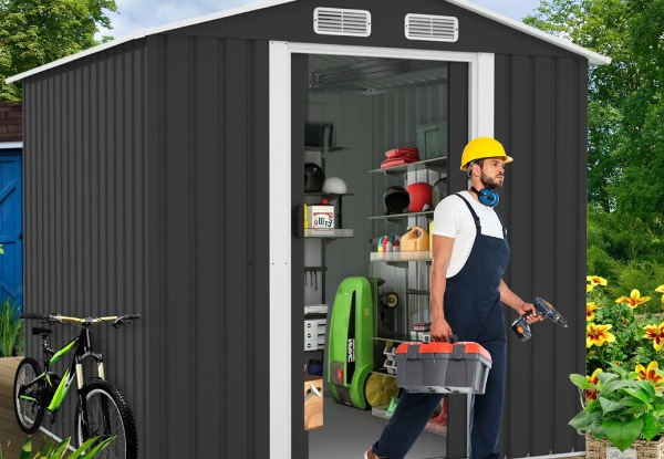 Large Walk-in Garden Storage Shed