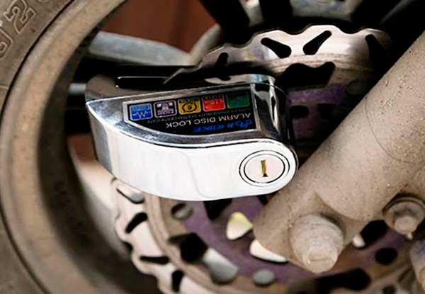 Anti-Theft Motorcycle/ Motorbike Alarm Disc Lock